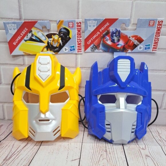 Hasbro Other - New Hasbro Transformers OPTIMUS PRIME & BUMBLEBEE Hero Mask For Kids Ages 5+ (2)